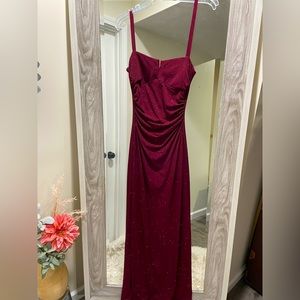 Maroon Dress